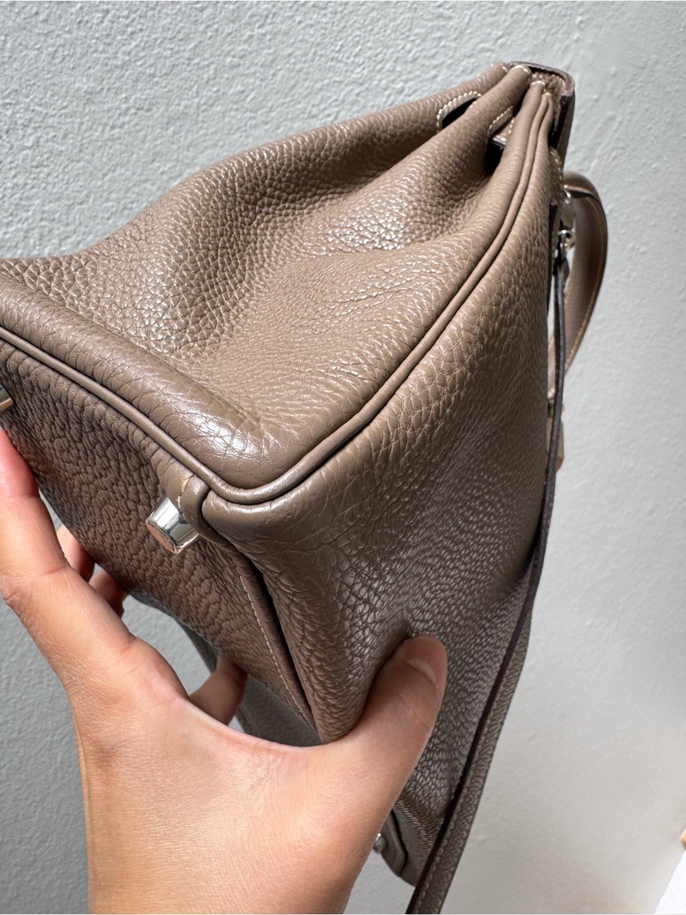Hermes Kelly 32 Retourne Etoupe Togo in PHW - Picture 4 of 14